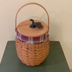 Longaberger fall pumpkin basket.